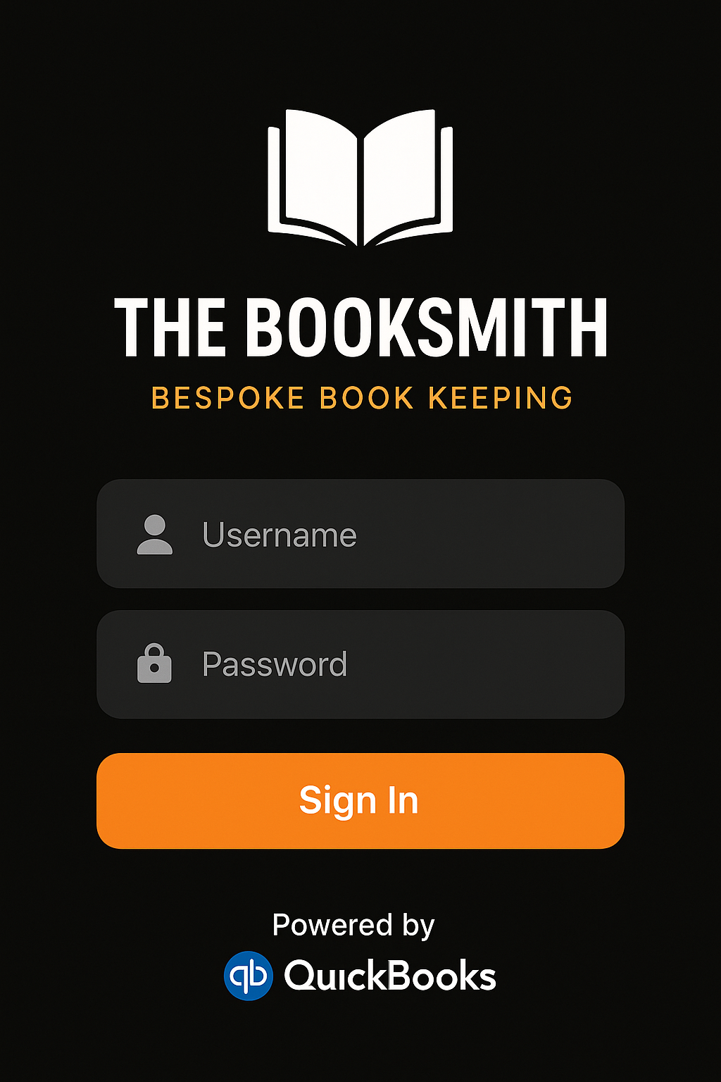 Booksmith Login Screen